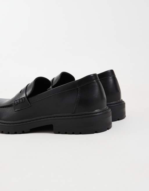 SEQWL Pier chunky loafer in matt black, 3 of 4