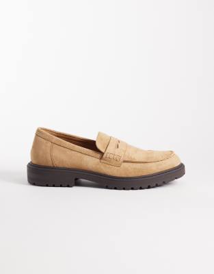 Seqwl Pier Chunky Loafers In Neutral