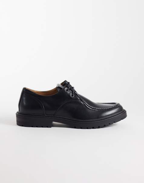 SEQWL Pier lace up chunky shoes in black - view 1