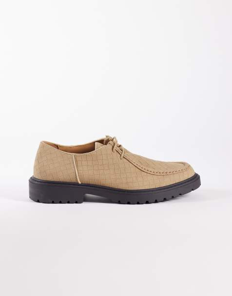 SEQWL - Pier - Scarpe stringate in camoscio sintetico color talpa - view 1