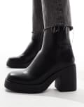 [SEQWL] SEQWL platform boots in black 40 Black