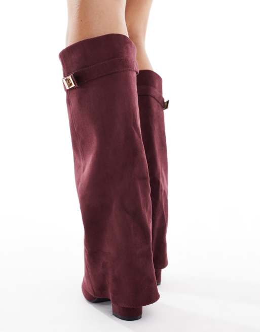 SEQWL - Ranger - Bottes montantes effet rabattu - Baie
