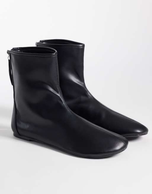SEQWL refined ankle boots in black, 2 of 4