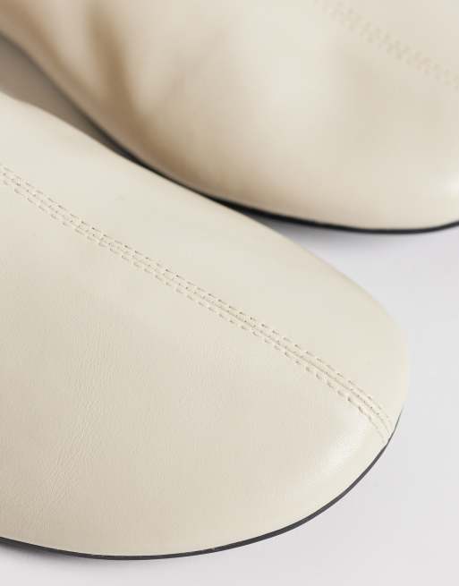 SEQWL refined ankle boots in white, 3 of 4