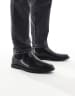 SEQWL round toe chelsea boots in faux suede black