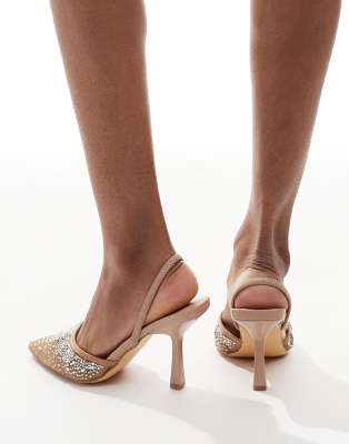 Seqwl Salado Embellished Heeled Sandals-neutral