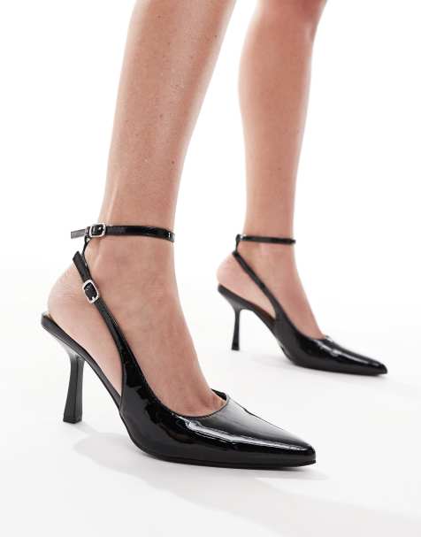 SEQWL - Salado - Slingback schoenen met kitten hak in zwart - view 1