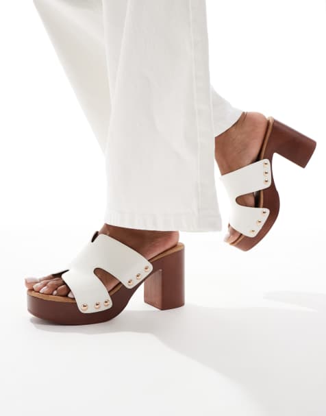 SEQWL - Sandali bianchi stile sabot - view 1