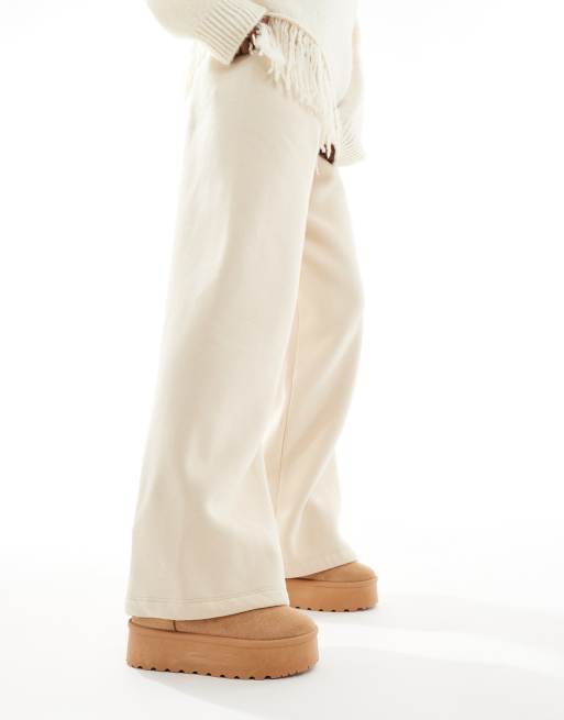 SEQWL - Sandfarvede flatform-støvler, 4 af 4