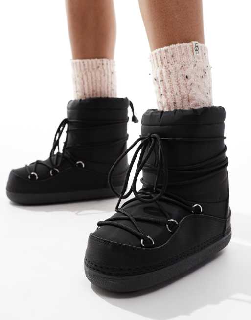 SEQWL snow boots in black