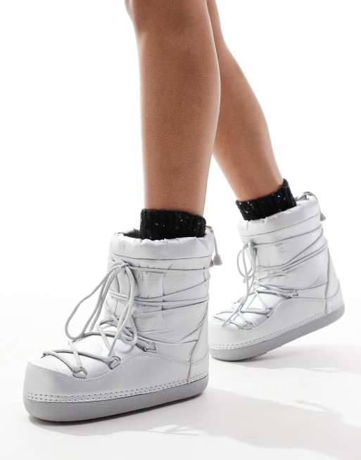 SEQWL snow boots in silver