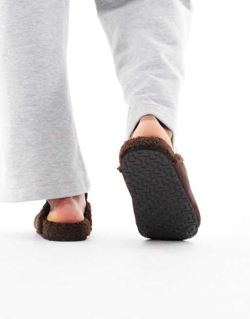 SEQWL - Soda - Chokoladebrune mules med pelsfor, 3 af 4