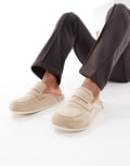 [SEQWL] SEQWL Soda faux fur-lined mules in taupe-Neutral 40 Taupe