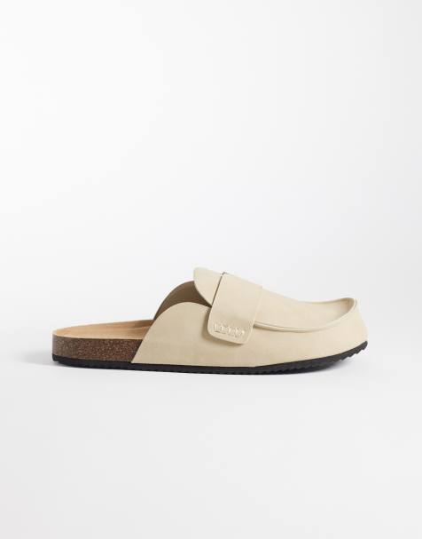 SEQWL - Soda - Gråbrune slip-on-mules i loafer-stil - view 1