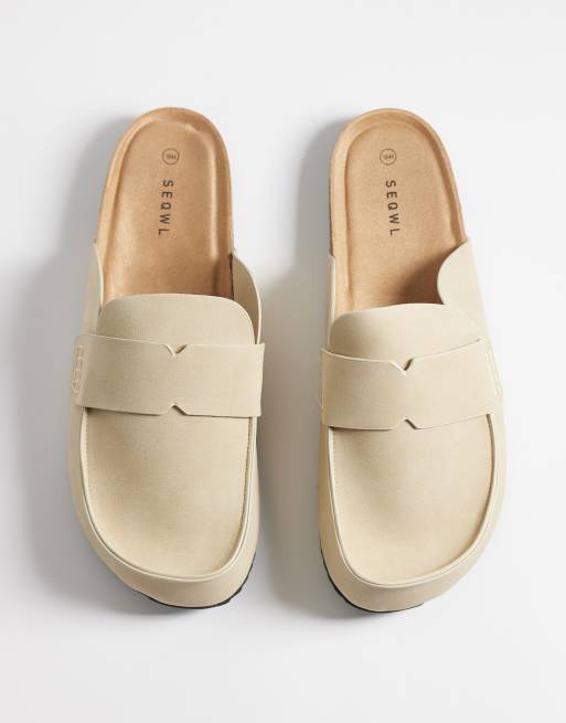 SEQWL – Soda – Mules im Loafer-Stil in Taupe, 2 von 4