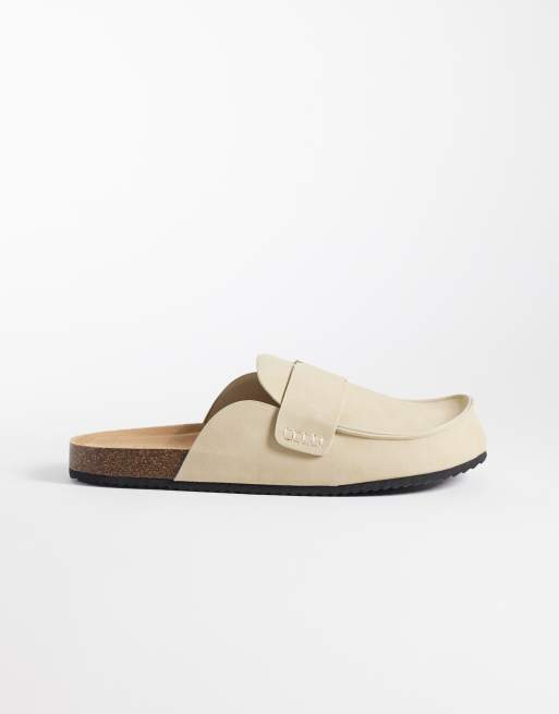 SEQWL - Soda - Sabot stile mocassino color tortora