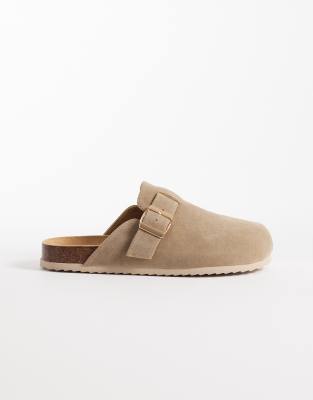Seqwl Soda Slip-on Mule Clogs With Buckle In Brown