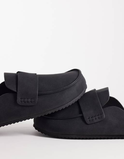 SEQWL - Soda - Sorte slip-on-mules i loafer-stil, 3 af 4