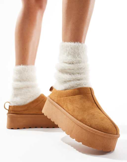 SEQWL - Sorte slip-on flatform-mules