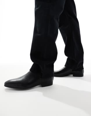 Spurs - Elegante Chelsea-Stiefel in Schwarz Schwarz 42