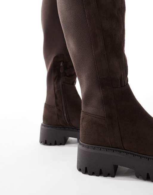 SEQWL - Stella - Bottes chunky - Chocolat, 3 de 4