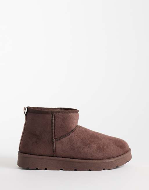 SEQWL - Stivaletti mini morbidi color cioccolato, 1 di 4