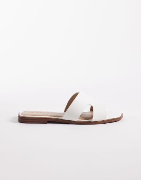 SEQWL – Storke – Flache Sandalen in Weiß - view 1