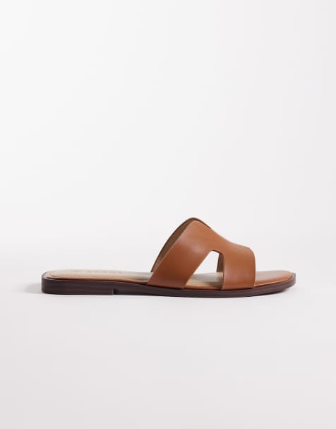 SEQWL Storke flat sandals in Tan - view 1
