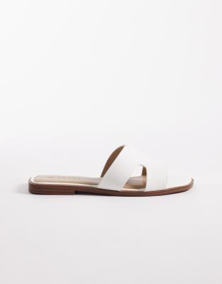 Storke - Sandales plates - Blanc 41