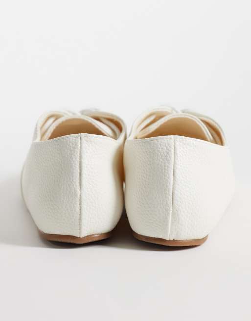 SEQWL Toffee jazz shoes in cream, 3 of 4