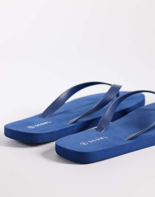 SEQWL - Tongs - Bleu marine, 4 de 4