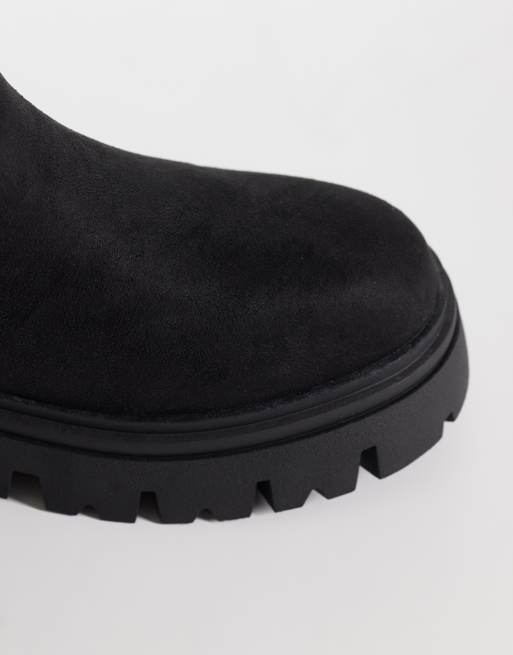 SEQWL - Twirl - Bottes chunky hauteur genou - Noir, 3 de 4