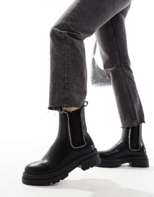 SEQWL - Verzierte Ankle-Boots in Schwarz