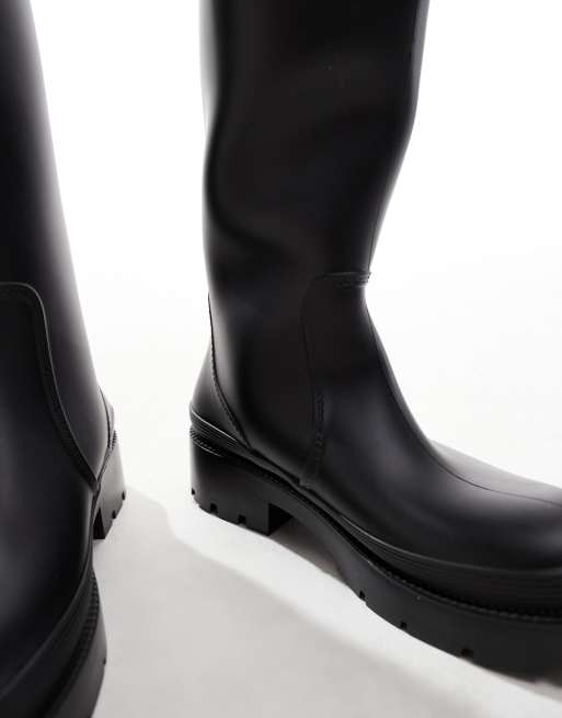 SEQWL wellies in black | ASOS