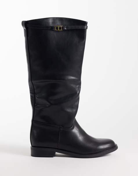 SEQWL Whispa bottes d’équitation raffinées montantes au genou noires - view 1