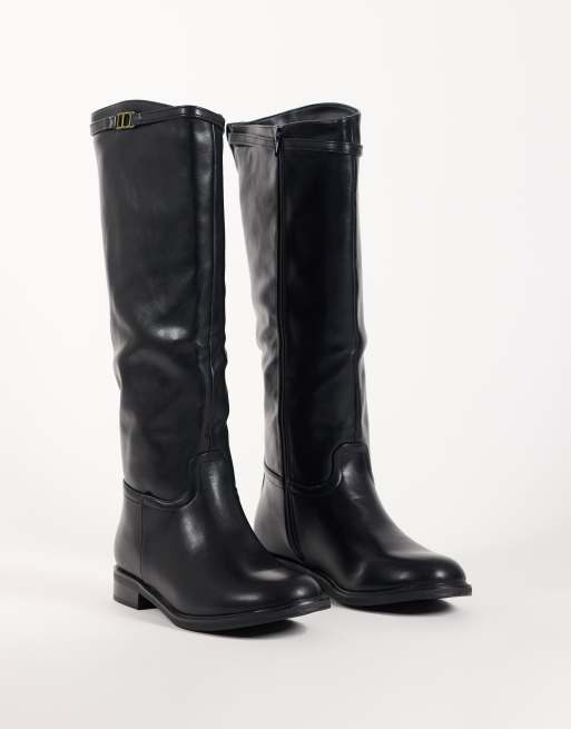 SEQWL Whispa bottes d’équitation raffinées montantes au genou noires, 2 de 4