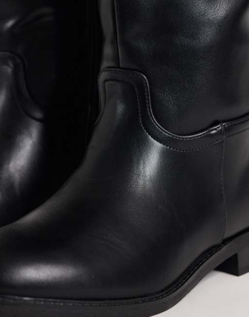 SEQWL Whispa bottes d’équitation raffinées montantes au genou noires, 3 de 4