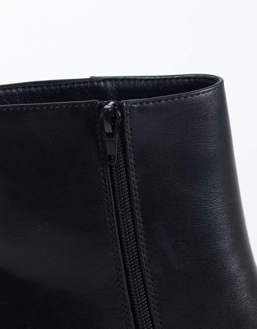SEQWL Wide Fit Audi chunky ankle boots in black, 3 of 4