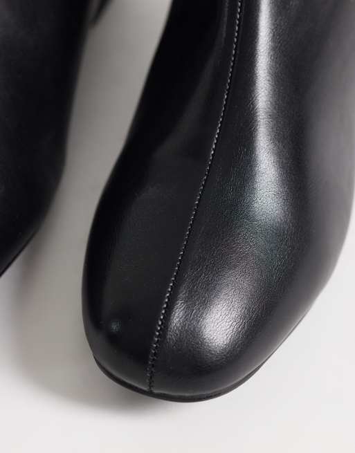 SEQWL Wide Fit Elma ankle boots in black, 3 of 4