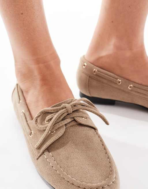 SEQWL Wide Fit – Picnic – Szarobeżowe buty żeglarskie, 3 z 4