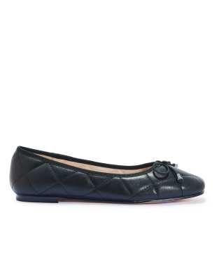  Slip on round toe smart ballerina flats wide fit 