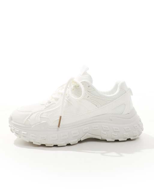 SEQWL - Wolf - Chunky sneakers i hvid, 4 af 5