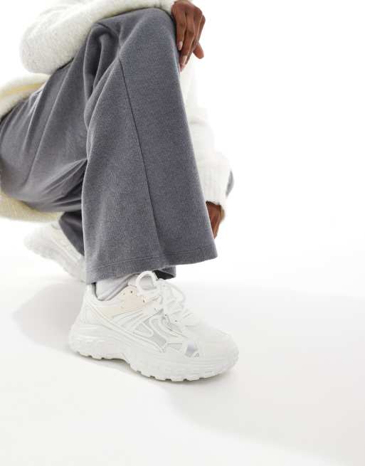 SEQWL Wolf chunky sneakers in white, 5 of 5