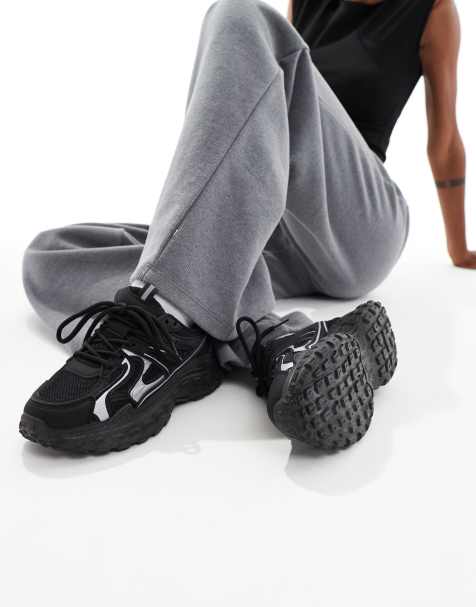 SEQWL Wolf chunky trainers in black - view 1
