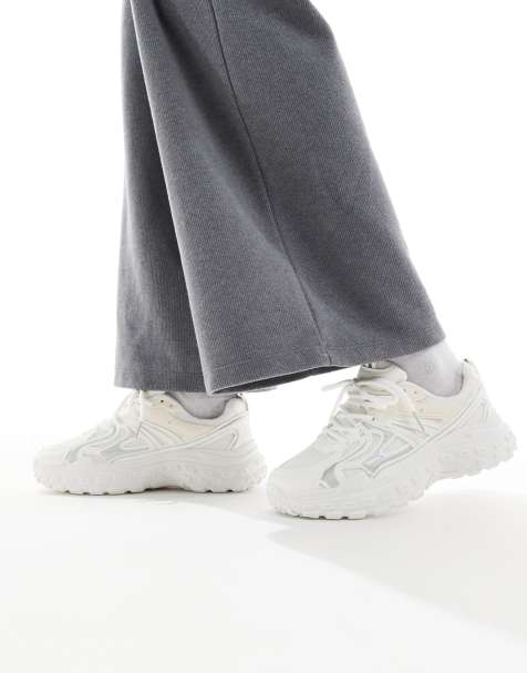 SEQWL Wolf chunky trainers in white - view 1