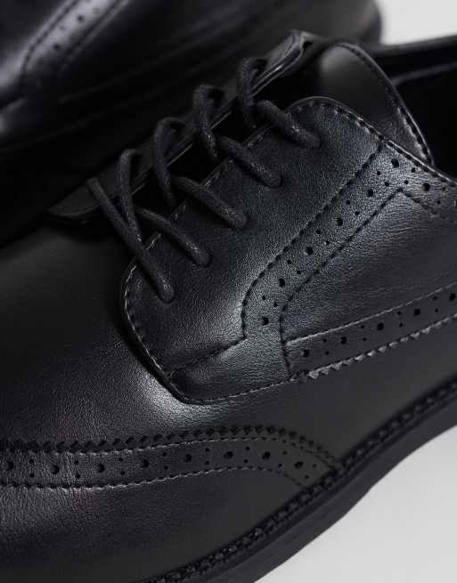 SEQWL - Zapatos oxford Beatle en negro, 2 de 4