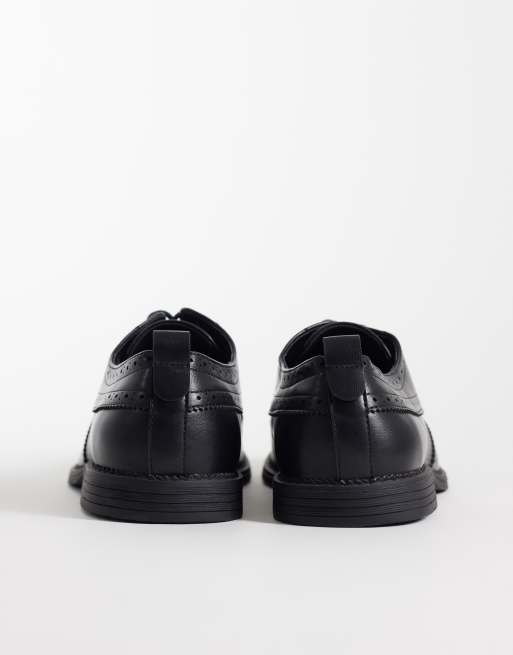 SEQWL - Zapatos oxford Beatle en negro, 3 de 4