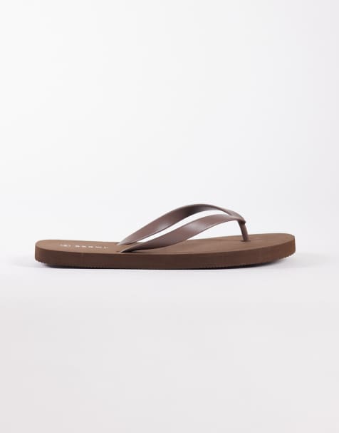 SEQWL – Zehenstegsandalen in Braun - view 1