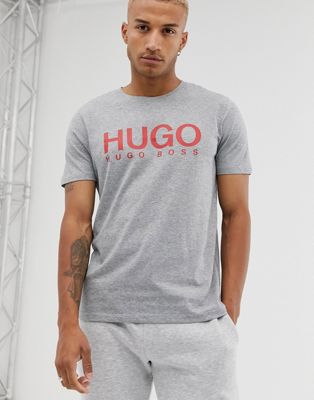 hugo olive logo t shirt