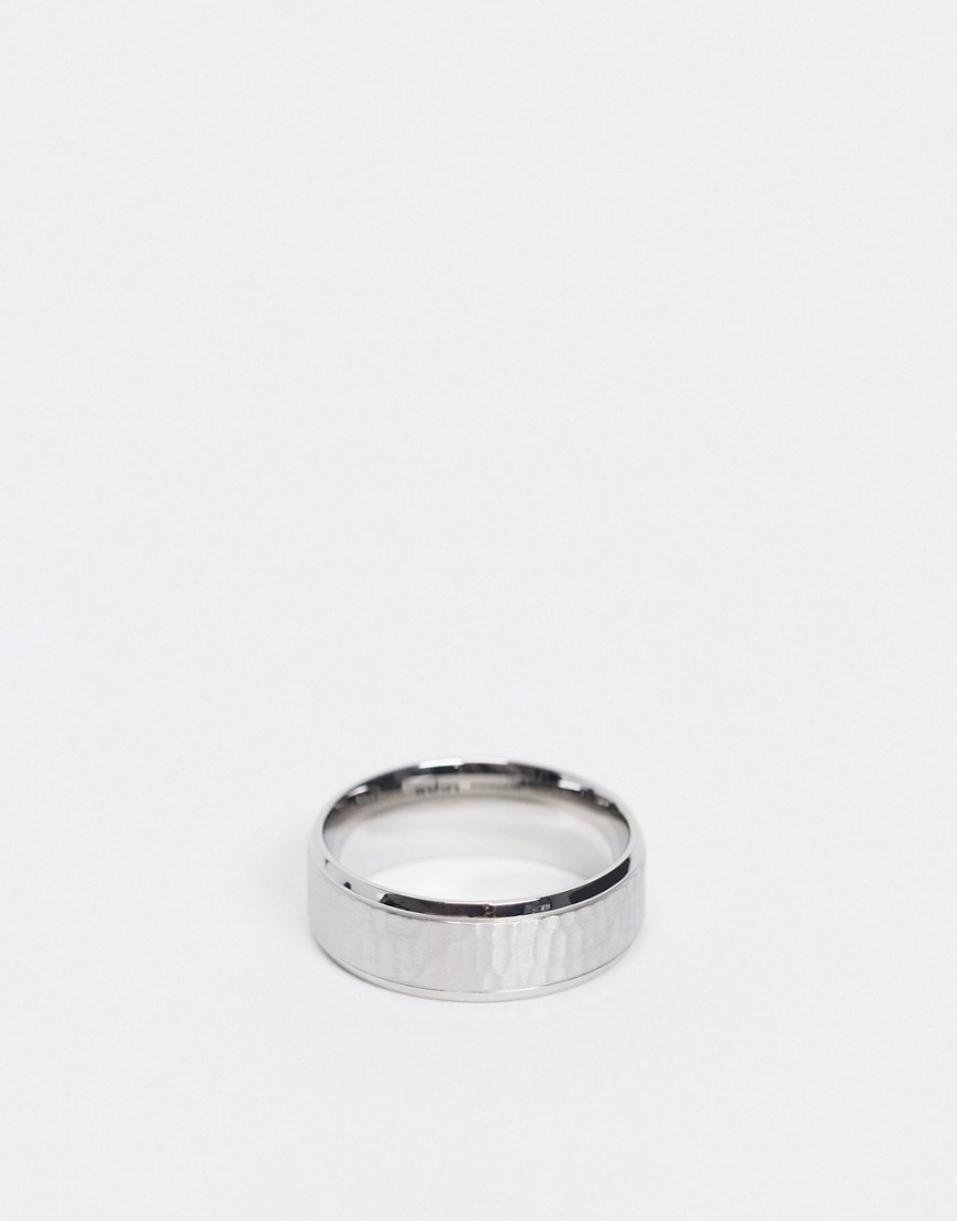 фото Серебристое кованое кольцо из нержавеющей стали icon-серебристый icon brand